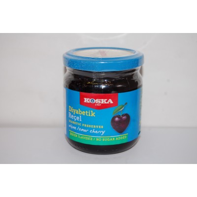 Dżem wiśniowy bez dodatku cukru (zawiera substancje słodzące) 240g