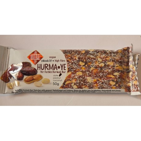 Tempo baton daktylowy z orzechami ziemnymi 50g Tempo baton daktylowy z orzechami ziemnymi 50g