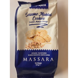 Express ciastka z sezamem i mahlebem ( zmielonymi ziarnami wiśni wonnej)