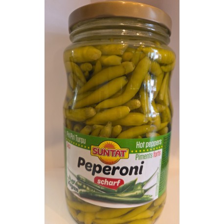Suntat papryka zielona ostra 1520g
