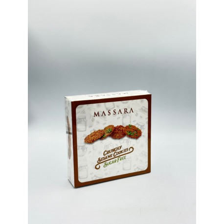 Massara ciasteczka sezamowe z pistacjami BEZ CUKRU 200G Massara ciasteczka sezamowe z pistacjami BEZ CUKRU 200G