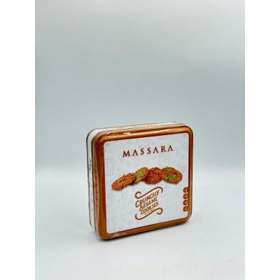 Massara ciastka sezamowe z pistacjami 200g puszka