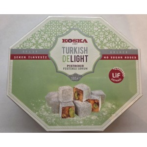 Rachatłukum z pistacjami bez dodatku cukru (zawiera substancje słodzące:)