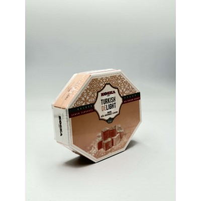 Rachatłukum o smaku różanym i cytrynowym bez dodatku cukru (zawiera substancje słodzące:)