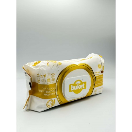 Buket chusteczki nawilżane do czyszczenia o zapachu cytrynowym