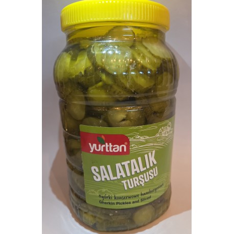 Yurttan ogórki hamburgerowe krojone 3kg