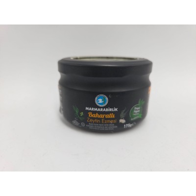 Marmarabirlik pasta z czarnych oliwek z przyprawami 175g