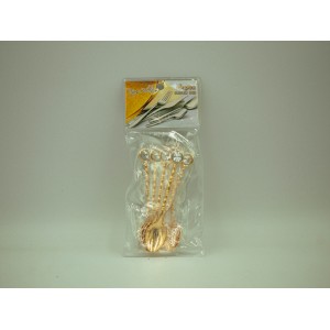 Łyżeczki złote zestaw 6 szt.