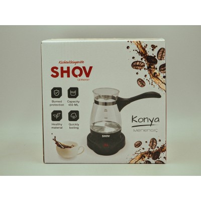 Shov zaparzacz do kawy tureckiej szklany