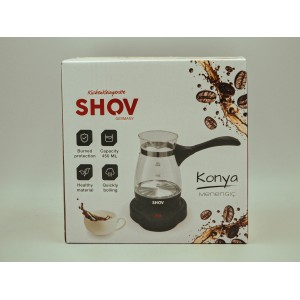 Shov zaparzacz do kawy tureckiej szklany